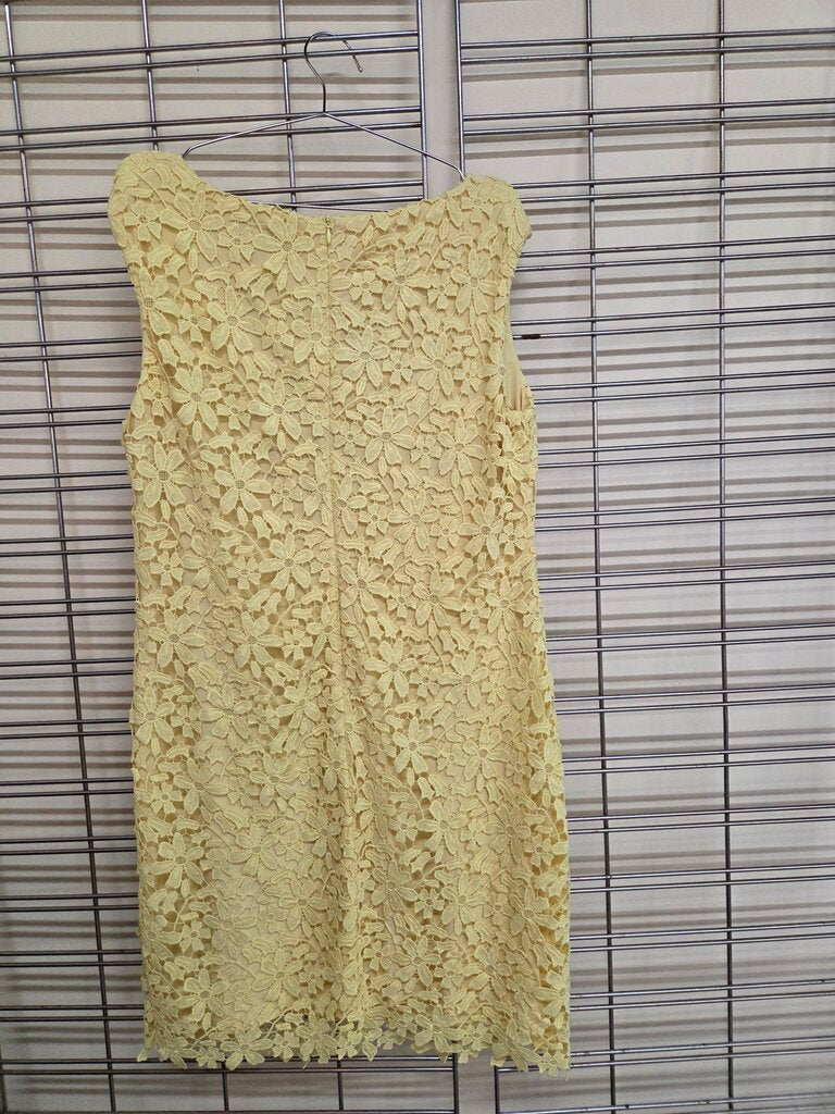 Ralph Lauren yellow floral lace dress