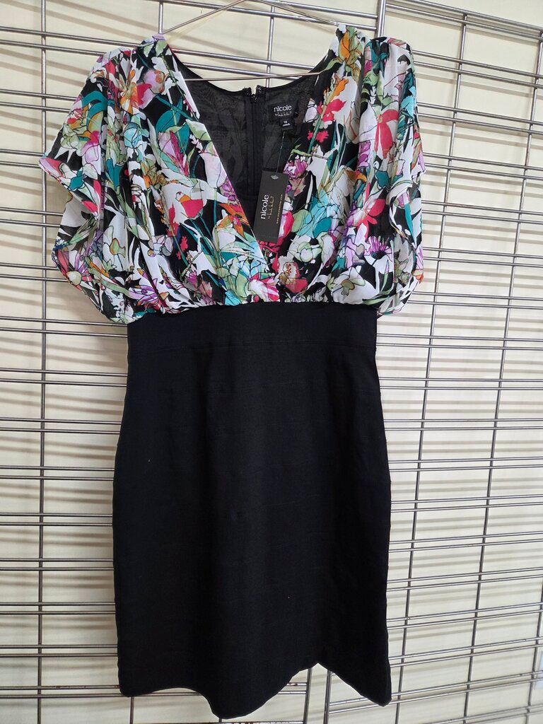 Women's multicolor floral print dress