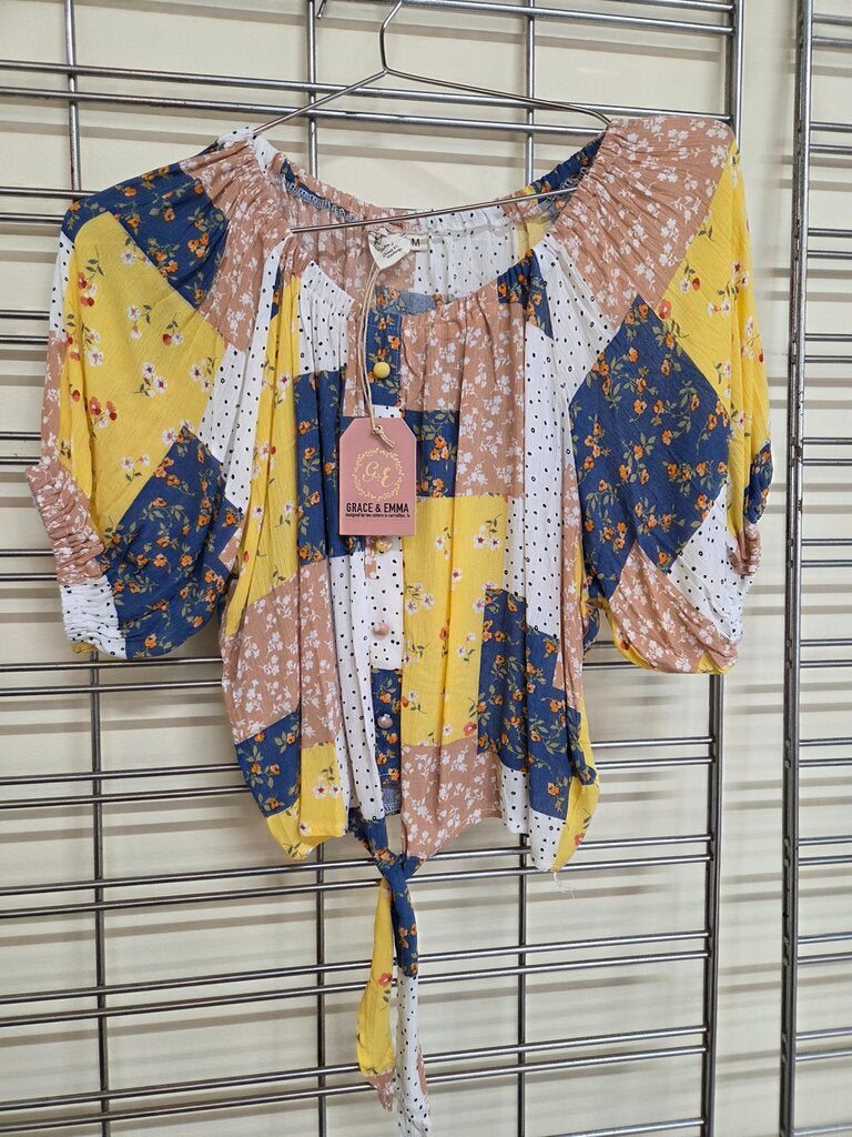 S/S Patchwork Top