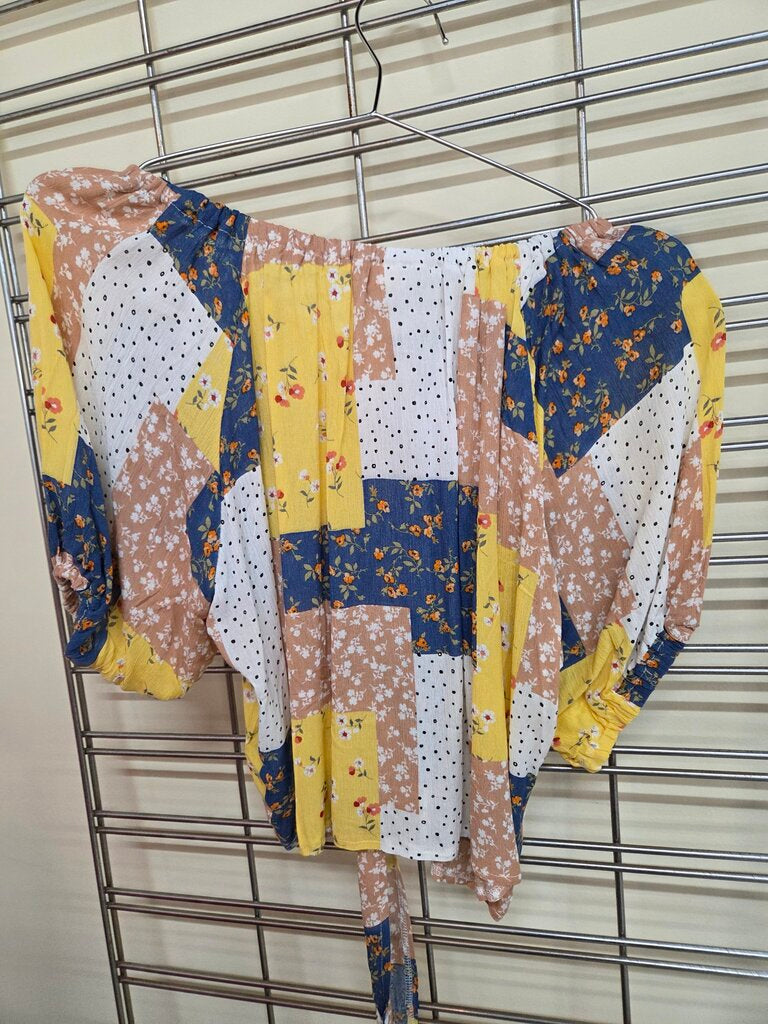 S/S PATCHWORK TOP