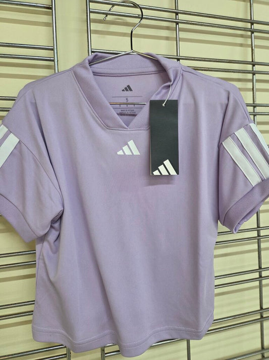 Girl's Size 5 Adidas V-Neck Athletic Top