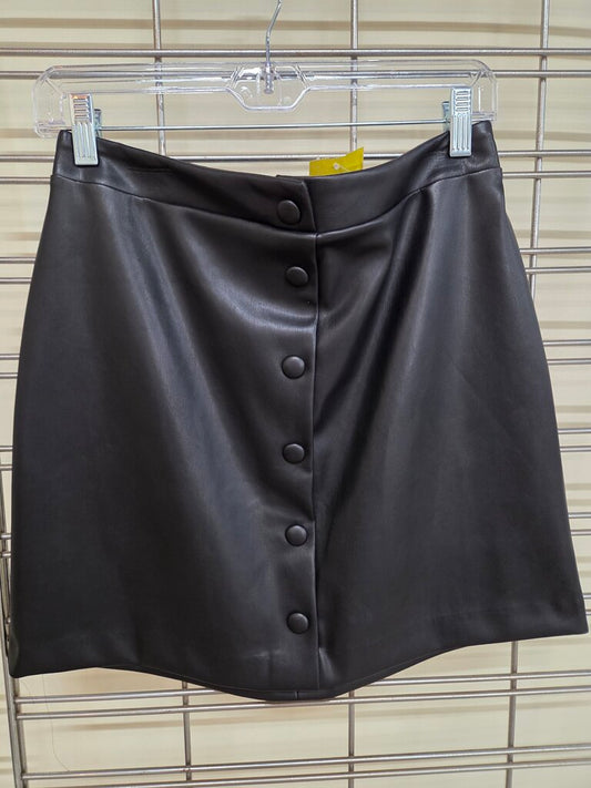 Loft NWT Faux Leather Mini Skirt sz 6P