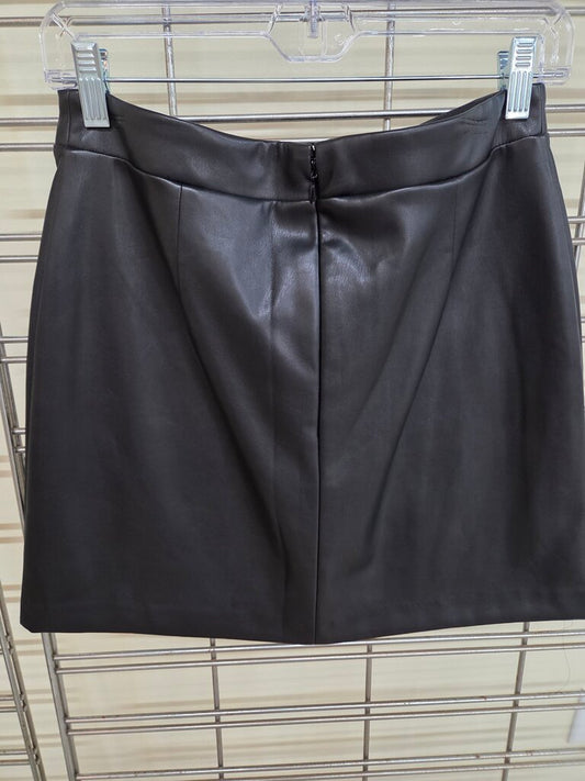 Loft NWT Faux Leather Mini Skirt sz 6P