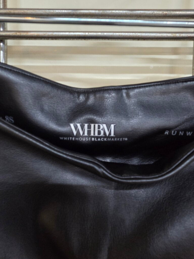 NWT White House Black Market High Waisted Vegan Leather 'Runway' Leggings