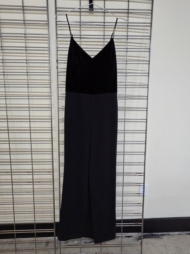 NWT Elijza J Velvet Bodice Jumpsuit