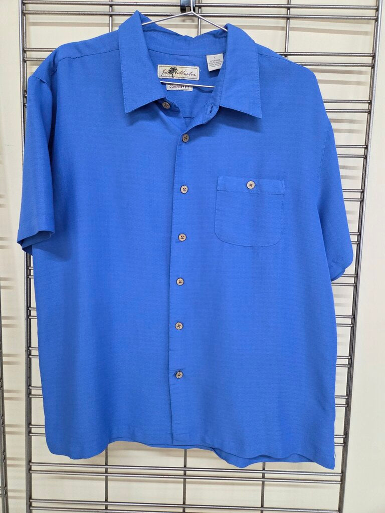 S/S BUTTON UP DRESS SHIRT