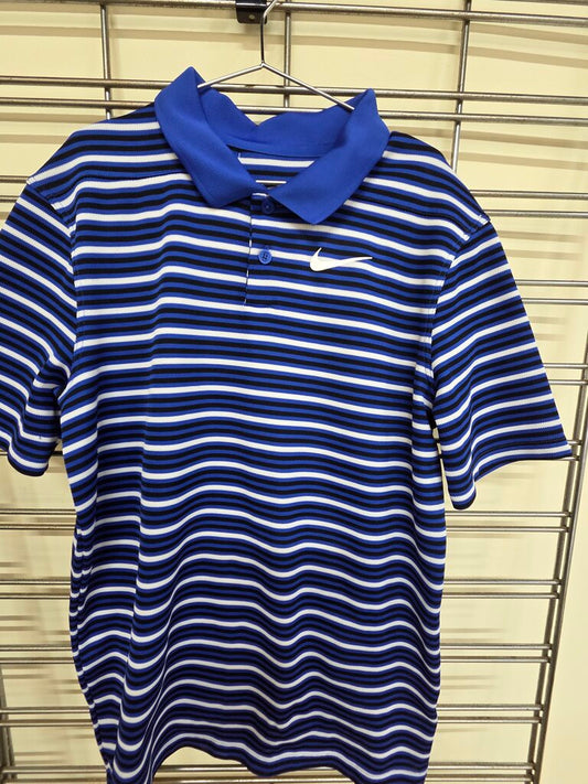 Boys Nike Standard Fit Striped Polo Short Sleeve Shirt XL