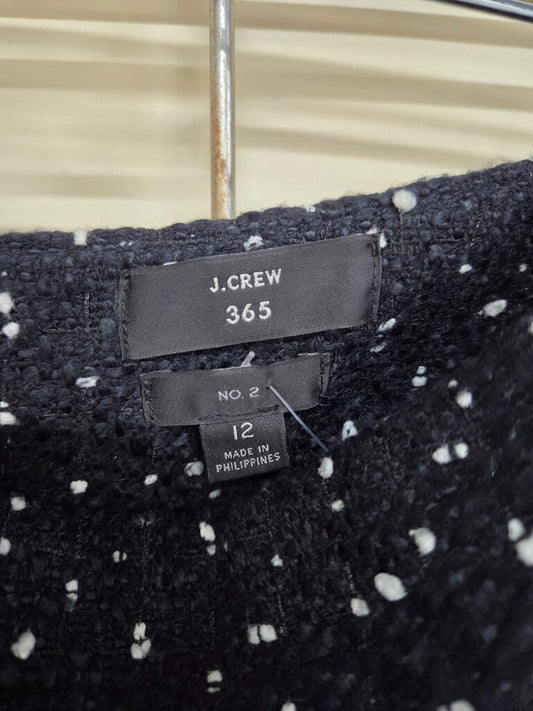 JCrew Flake Tweed Pencil Skirt sz 12