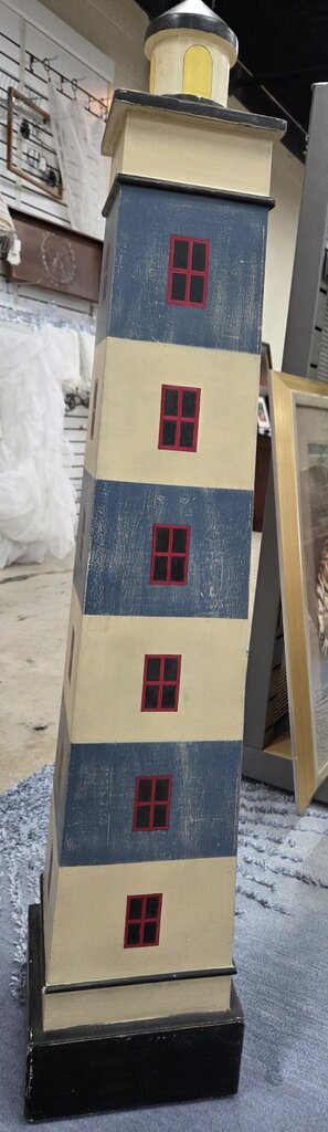 LightHouse Bookcase/Multiuse Home decor 45"Height x 11" width (bottom shelf, the widest part).