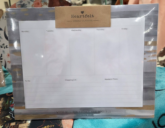 Inspirational Weekly Planner Calender