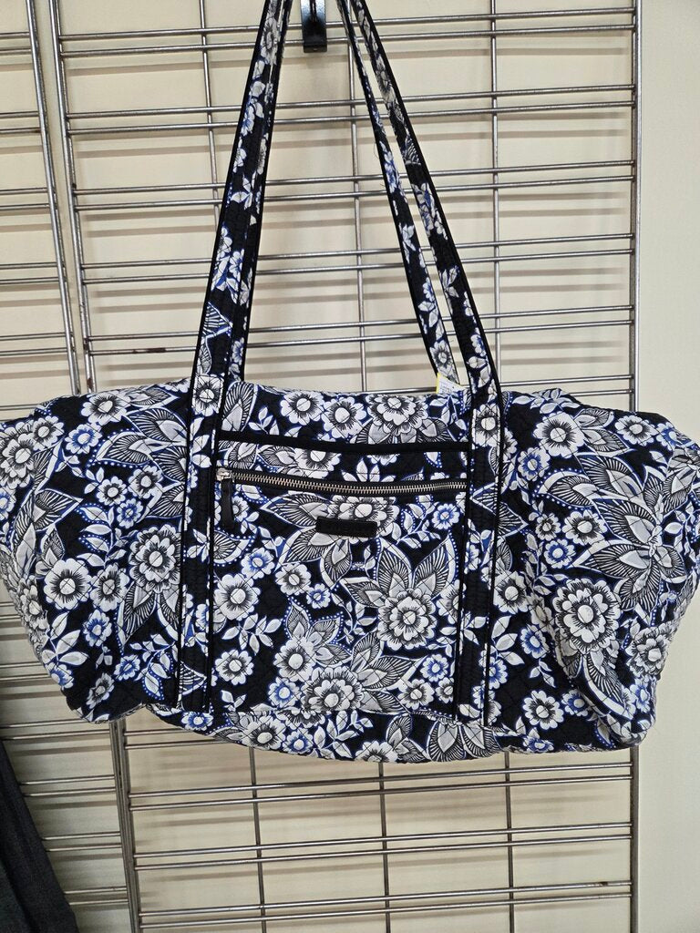 Vera Bradley "Snow Lotus" Floral Cotton Quilted Tote