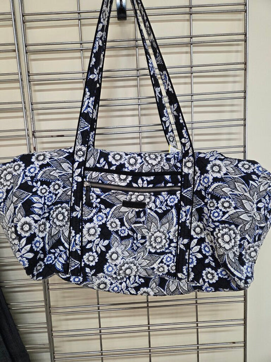 Vera Bradley "Snow Lotus" Floral Cotton Quilted Tote