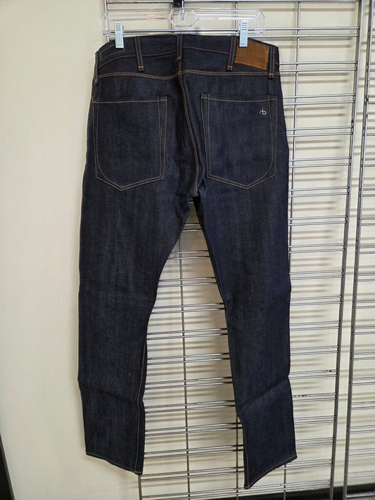 Men's Rag & Bone premium raw denim jeans Straight Fit 42x42