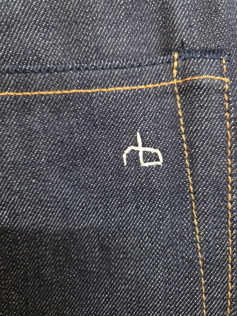 Men's Rag & Bone premium raw denim jeans Straight Fit 42x42