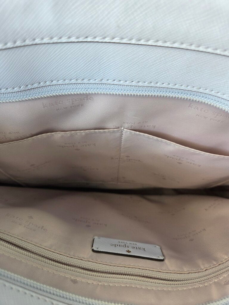 Kate Spade- Large Light Blue Saffiana Jana Tote Bag