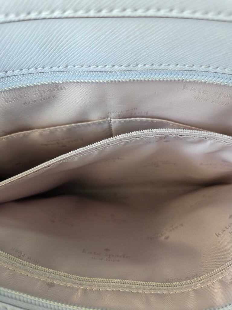 Kate Spade- Large Light Blue Saffiana Jana Tote Bag