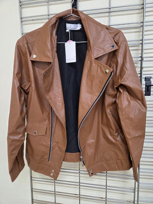 With Love Molly brown vegan jacket