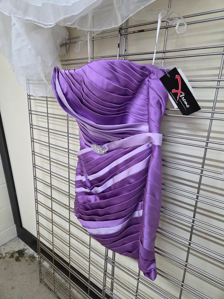 SHORT PURPLE FORMAL DRESS