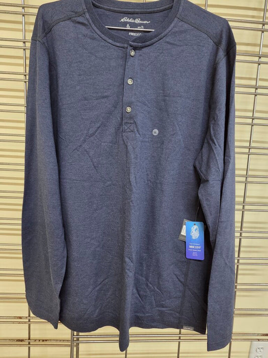 NWT Mens Eddie Bauer Freedry Long Sleeve Henly
