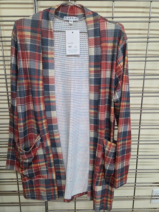 Plaid Cardigan VNT