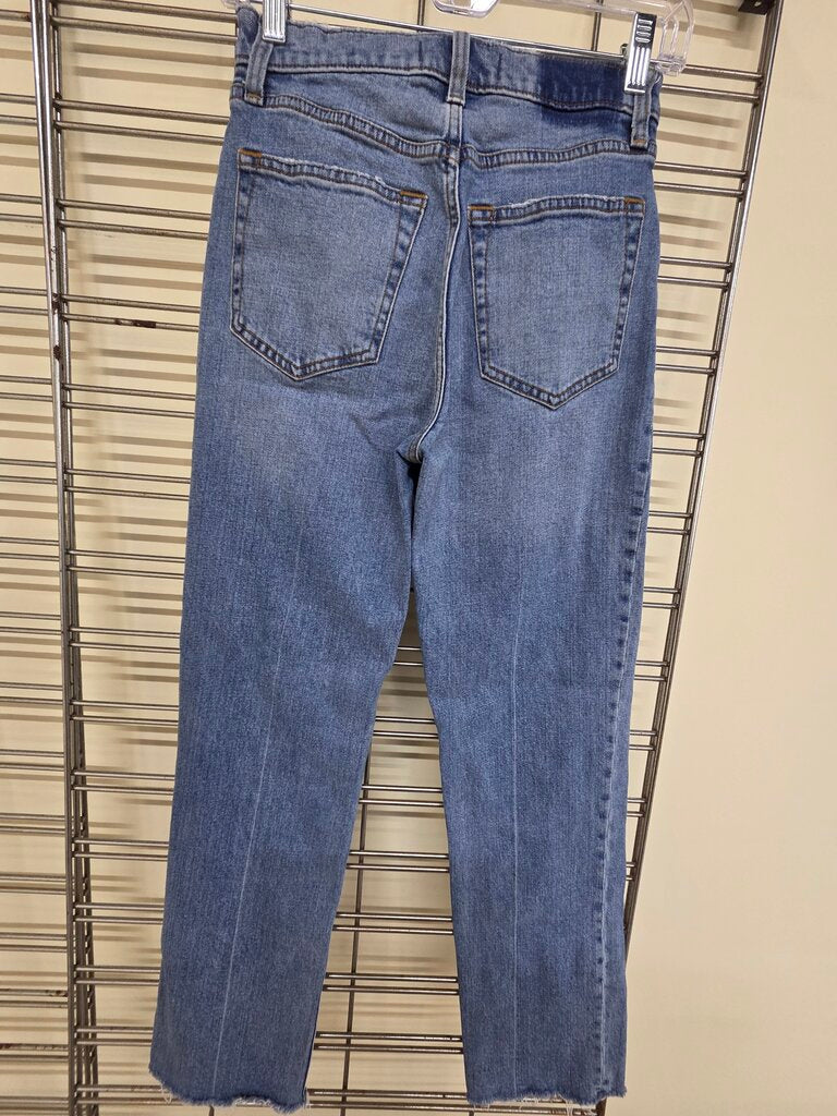 Womens Abercrombie The Ankle Straight Ultra High Rise Jeans VNT