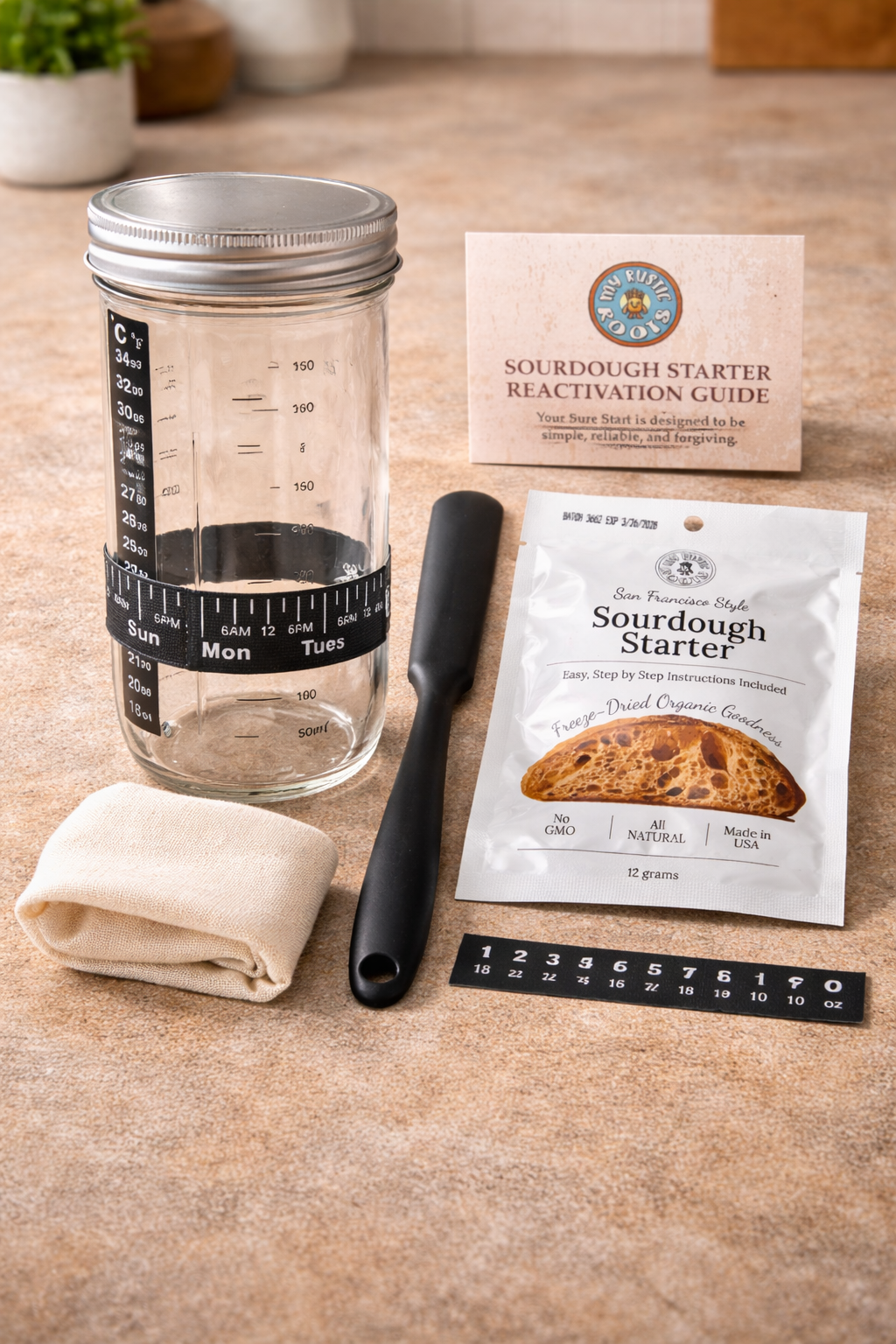 Sourdough Starter Jar Kit