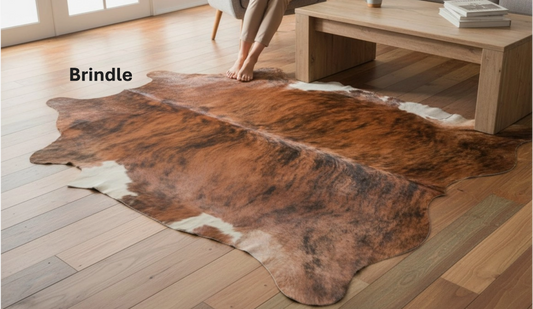 [Preorder] Cow Hide Rug, Brindle.  Order by 5/31.  See details.
