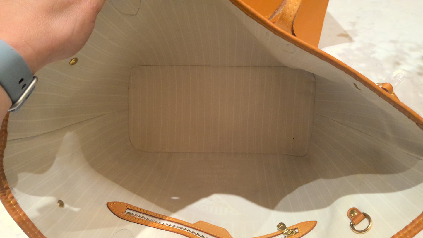 LV Neverful MM Pool Brume Shoulder Bag