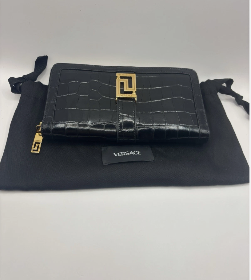 Versace Greca Goddess Long Wallet